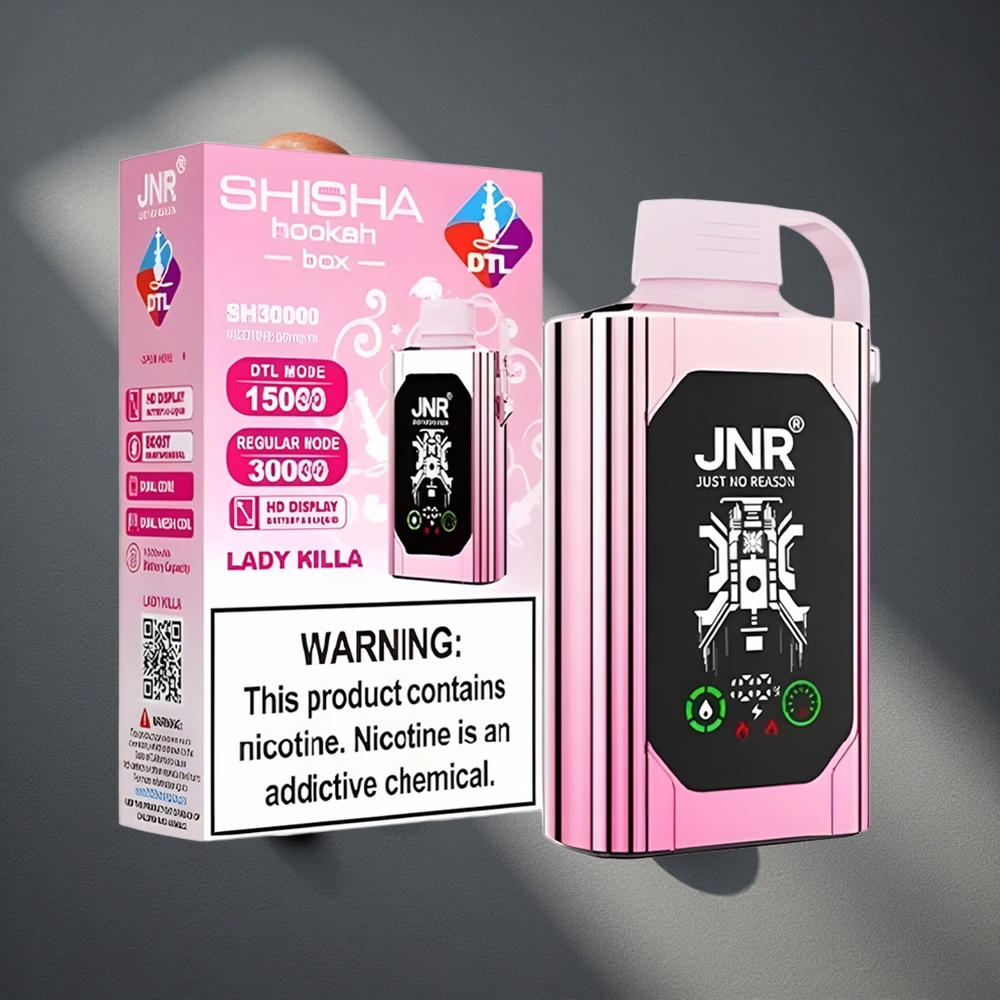 JNR Shisha Hookah Box 20500 Puffs Disposable Vape Lady Killa 25ml Capacidad de Líquido Peru por mayor