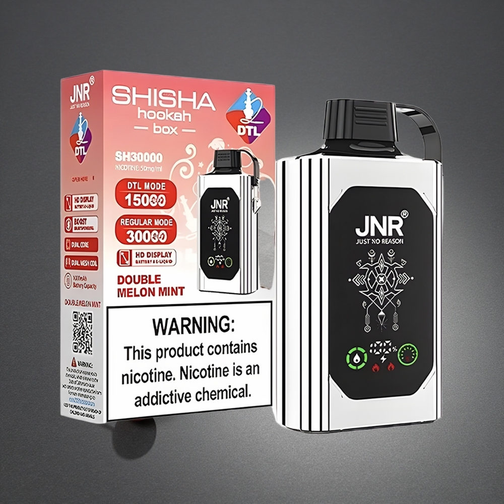 JNR Shisha Hookah Box 20500 Puffs Vape Desechable Manzana Doble Capacidad de la Batería: 1000mAh Peru por mayor
