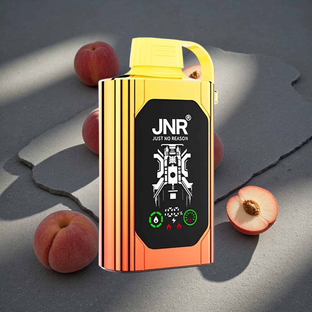 JNR Shisha Hookah Box 20500 Puffs Vape Desechable Melocotones Jugosos Capacidad de la Batería: 1000mAh Peru por mayor