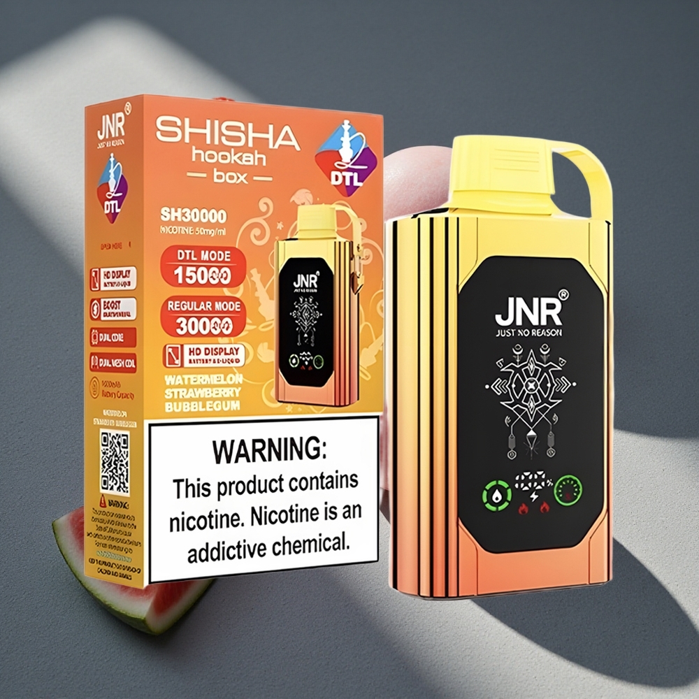 JNR Shisha Hookah Box 20500 Puffs Vape Disposable Sandía Fresa Chicle Capacidad de la Batería: 1000mAh Peru por mayor