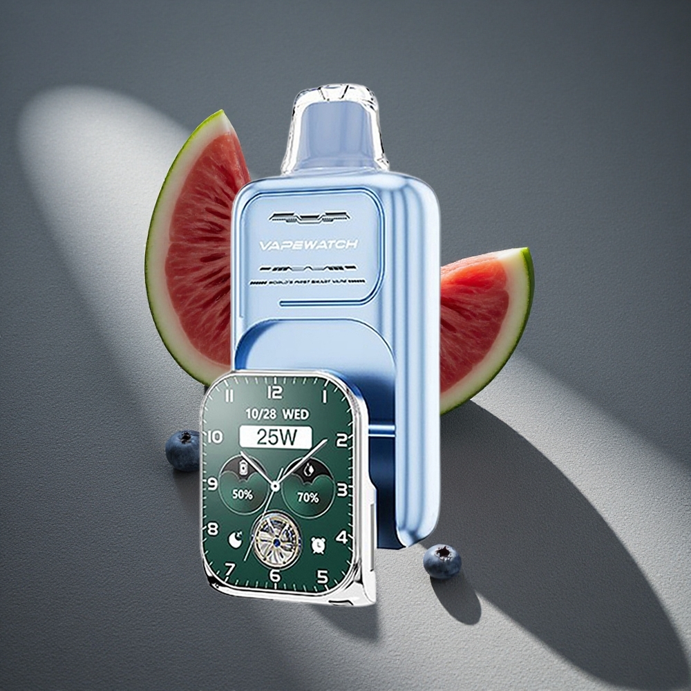 JNR VapeWatch 30000 Caladas Desechable Vape Arándano Sandía Capacidad de la batería: 1000mAh Peru por mayor