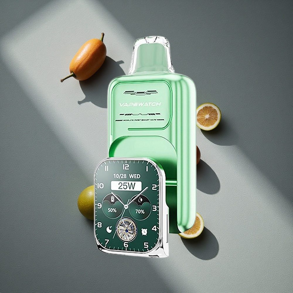 JNR VapeWatch 30000 Caladas Vape Desechable Menta Miami Capacidad de la Batería: 1000mAh Peru por mayor