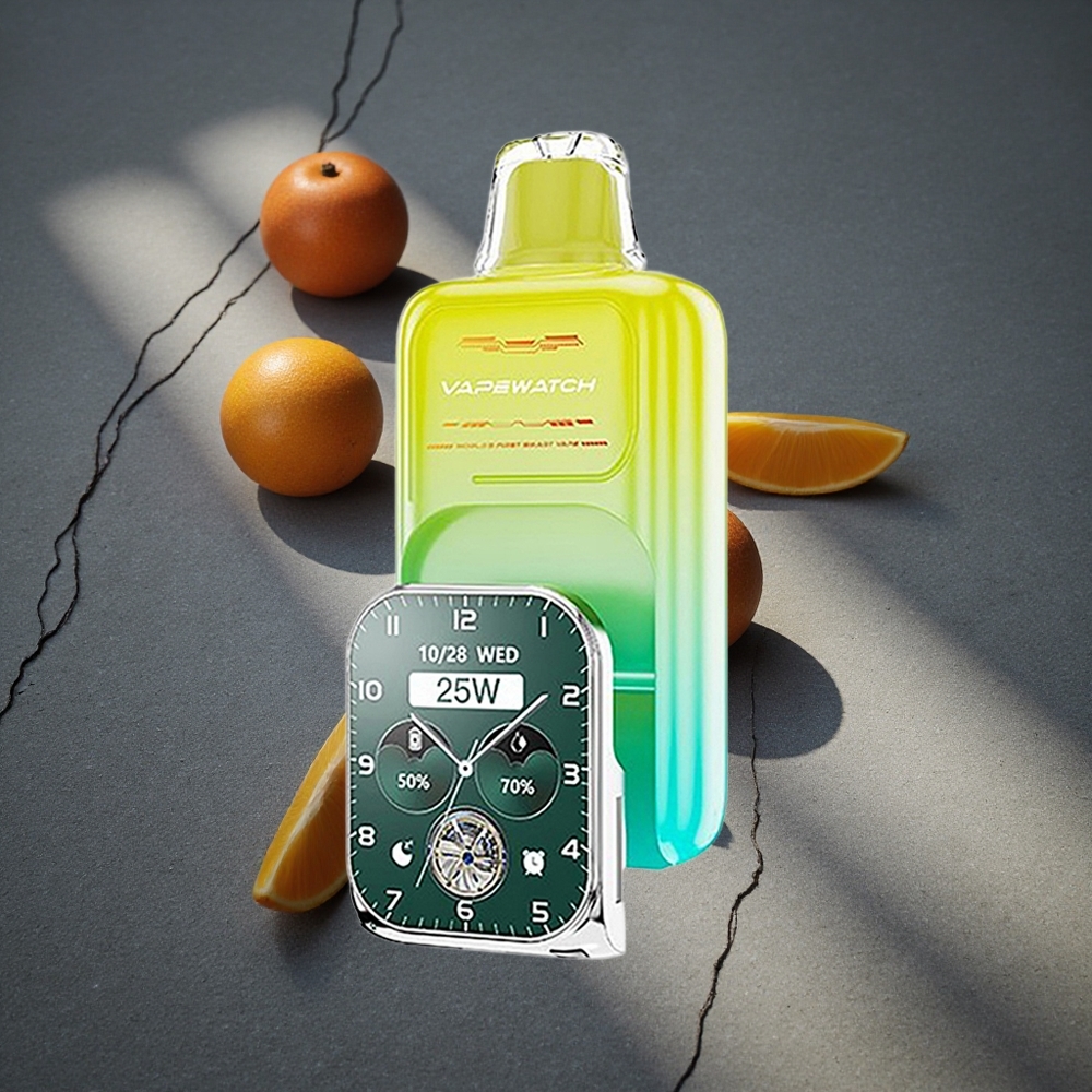 JNR VapeWatch 30000 Caladas Vape Desechable Naranja Mango Capacidad de la batería: 1000mAh Peru por mayor
