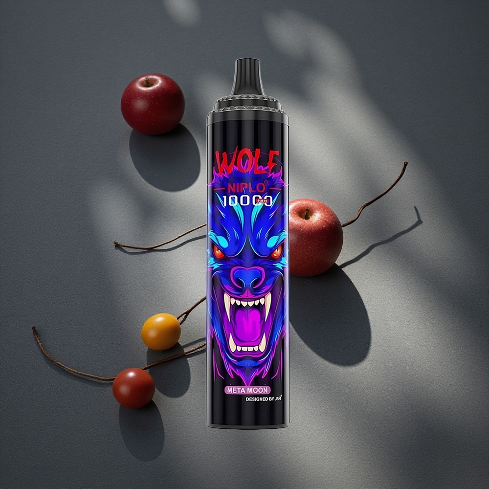 JNR Wolf Niplo 10000 Caladas Vape Meta Luna 20ml Capacidad de E-líquido Peru por mayor