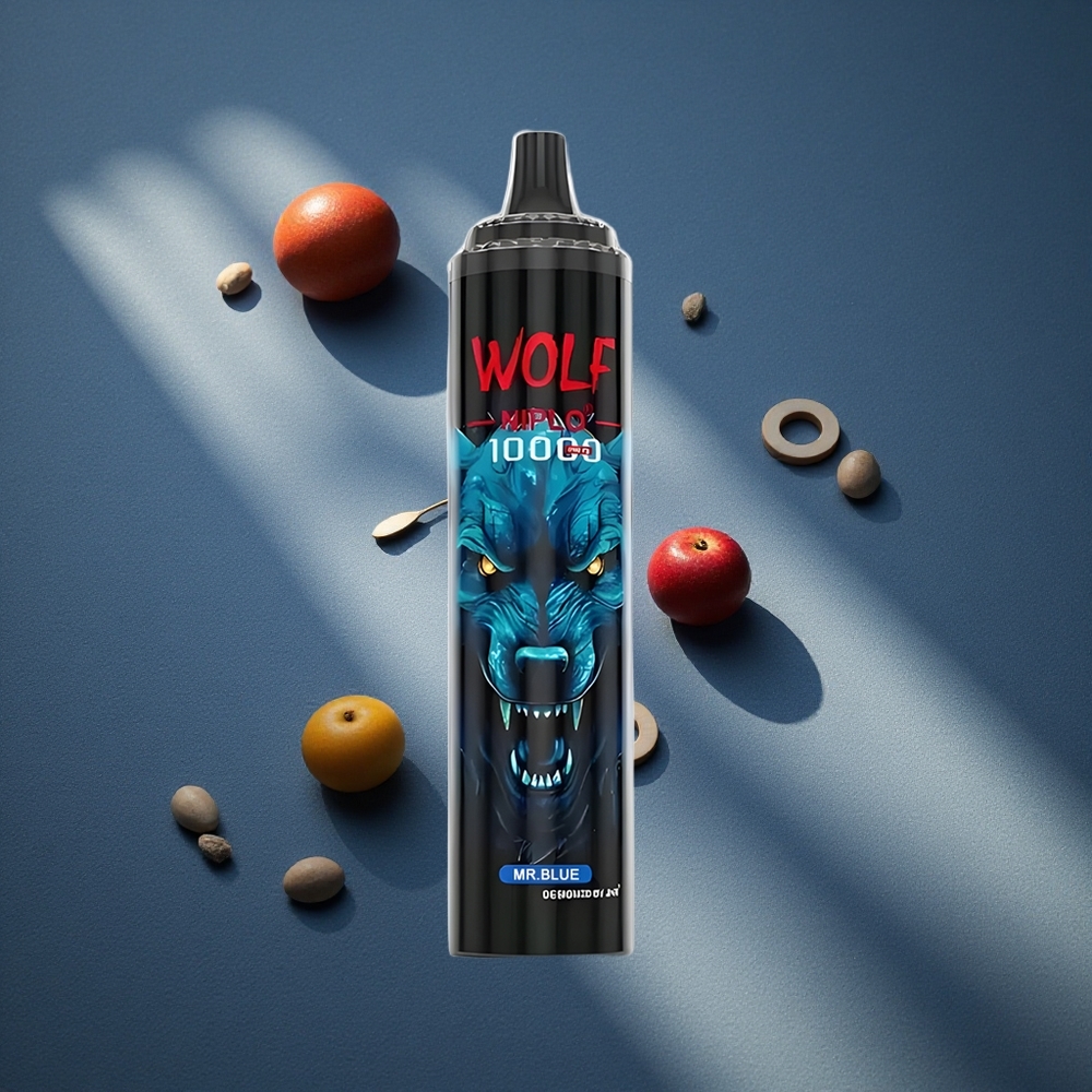 JNR Wolf Niplo 10000 Puffs Disposable Vape Sr. Azul Capacidad de la batería: 650mAh Peru por mayor