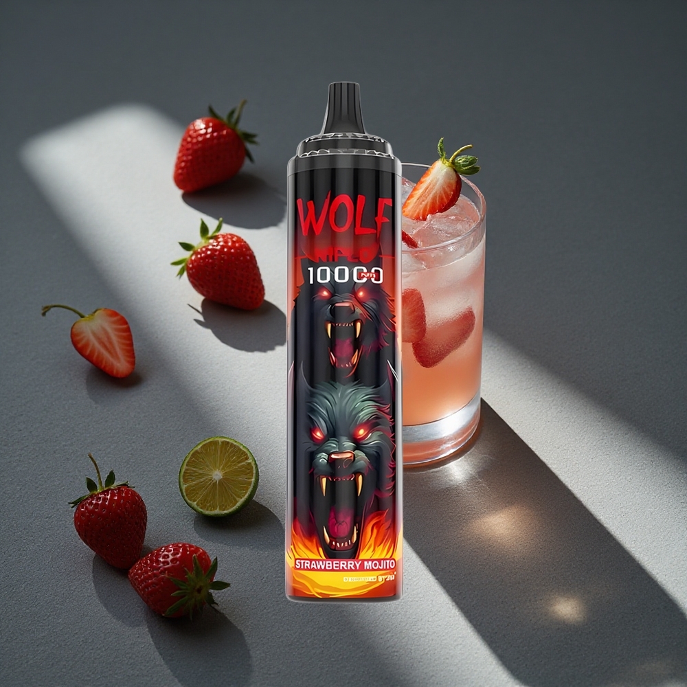 JNR Wolf Niplo 10000 Puffs Fresa Mojito + Capacidad de la batería: 650mAh Peru por mayor