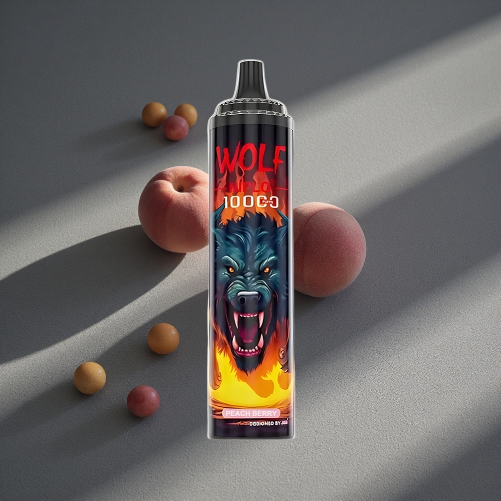JNR Wolf Niplo 10000 Puffs Sabor Durazno y Baya Capacidad de la Batería: 650mAh Peru por mayor