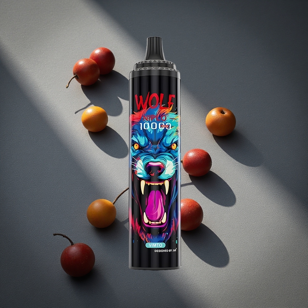 JNR Wolf Niplo 10000 Puffs Vape Desechable Vimto con bobina de malla de 1.0 Ohm Peru por mayor